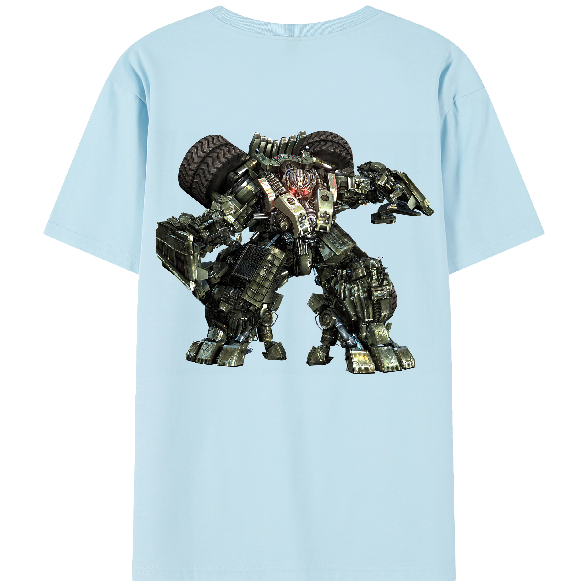 （画像用） Transformers トランスフォーマー 綿100％半袖Tシャツ（背面プリント）